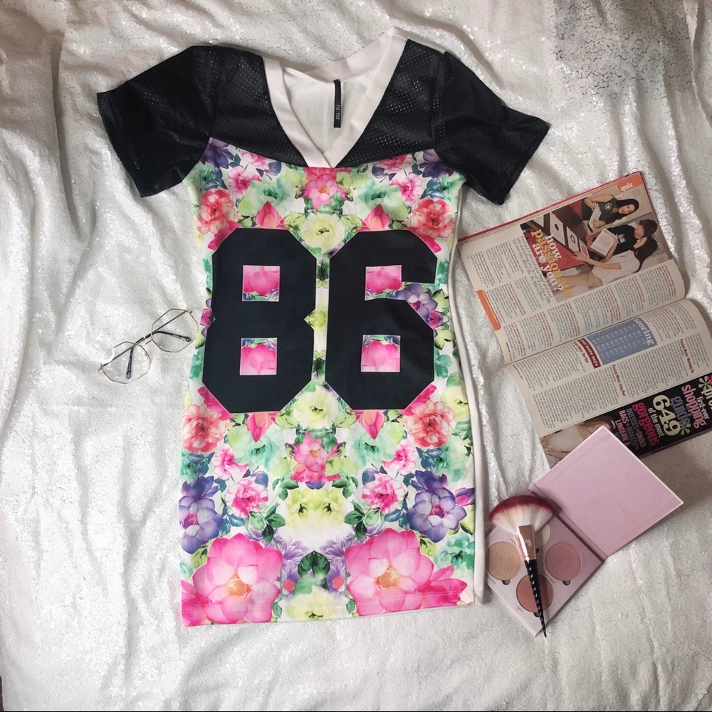 Floral Jersey Dress